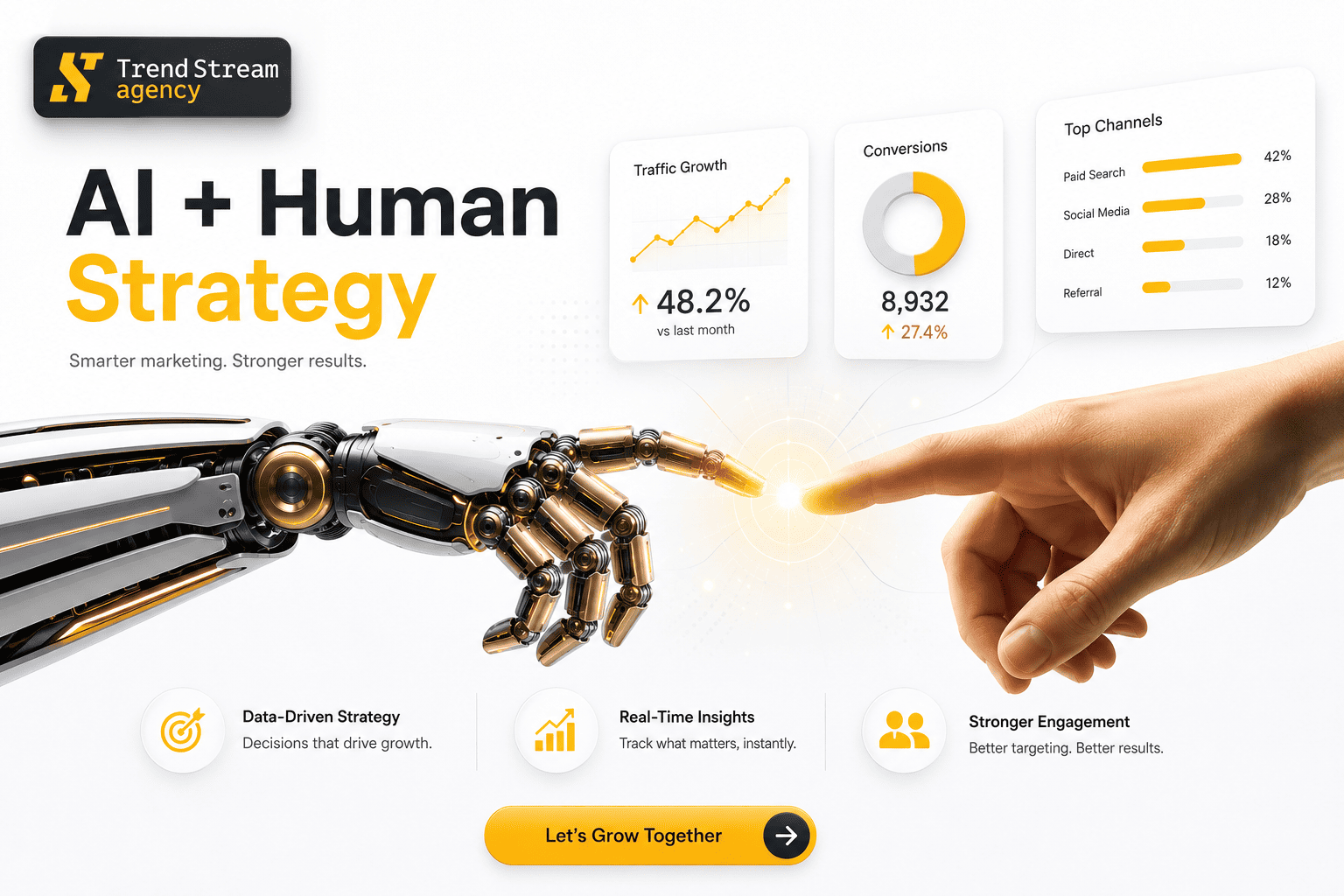 TrendStream.com.sa-AI-Powered Digital Marketing Agency Riyadh Saudi Arabia-AI+Human Strategy