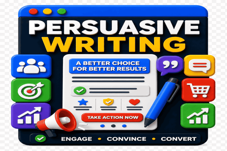 Persuasive Writing — action-oriented compelling content for landing pages and ad copy