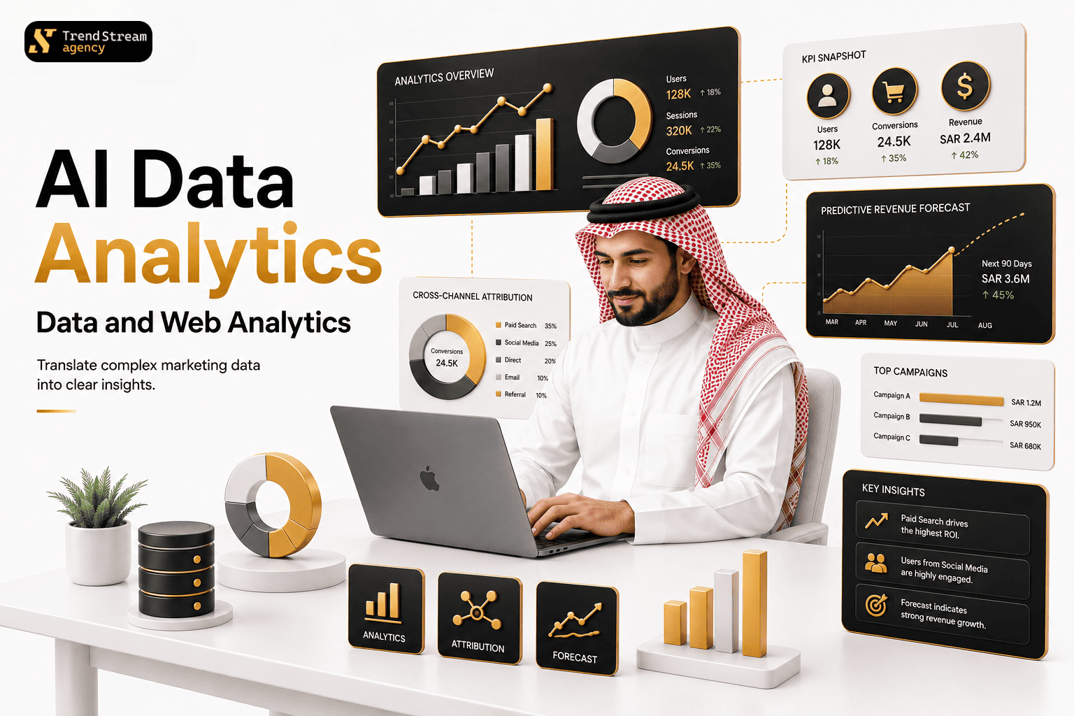 التحليلات البيانية والويب