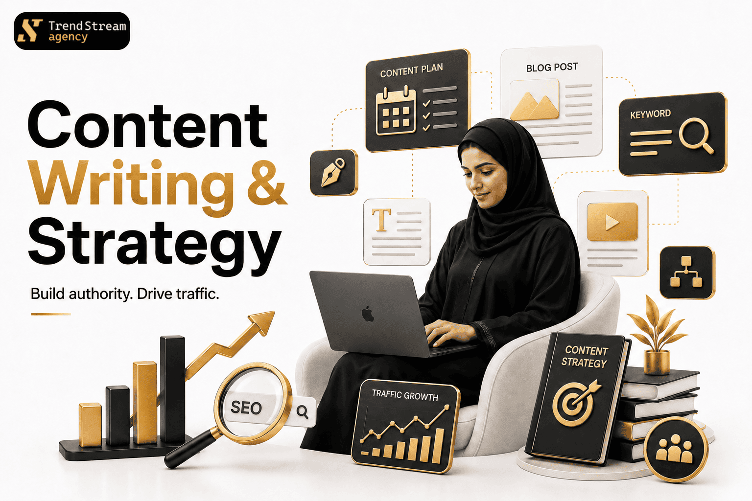 Content writing blog strategy calendar