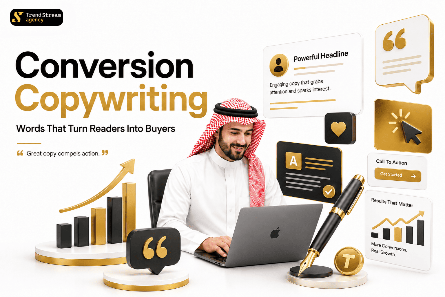High-converting landing pages, ad creatives, and sales funnels