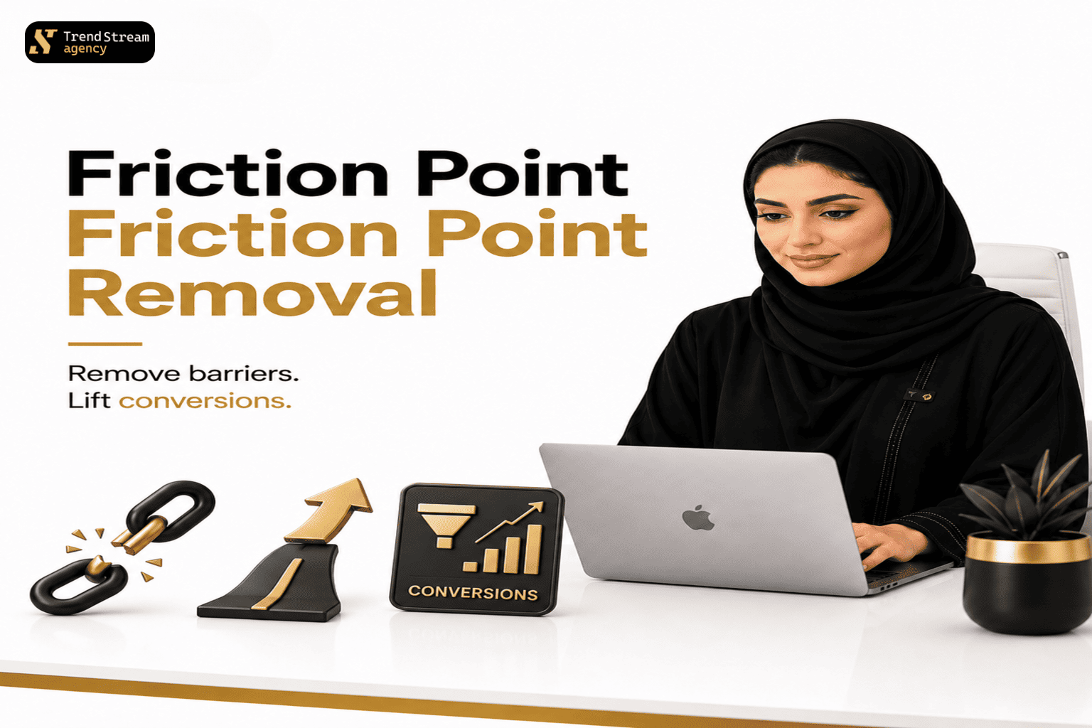 Friction Point Removal — identifying cognitive overload and navigation issues causing abandonment
