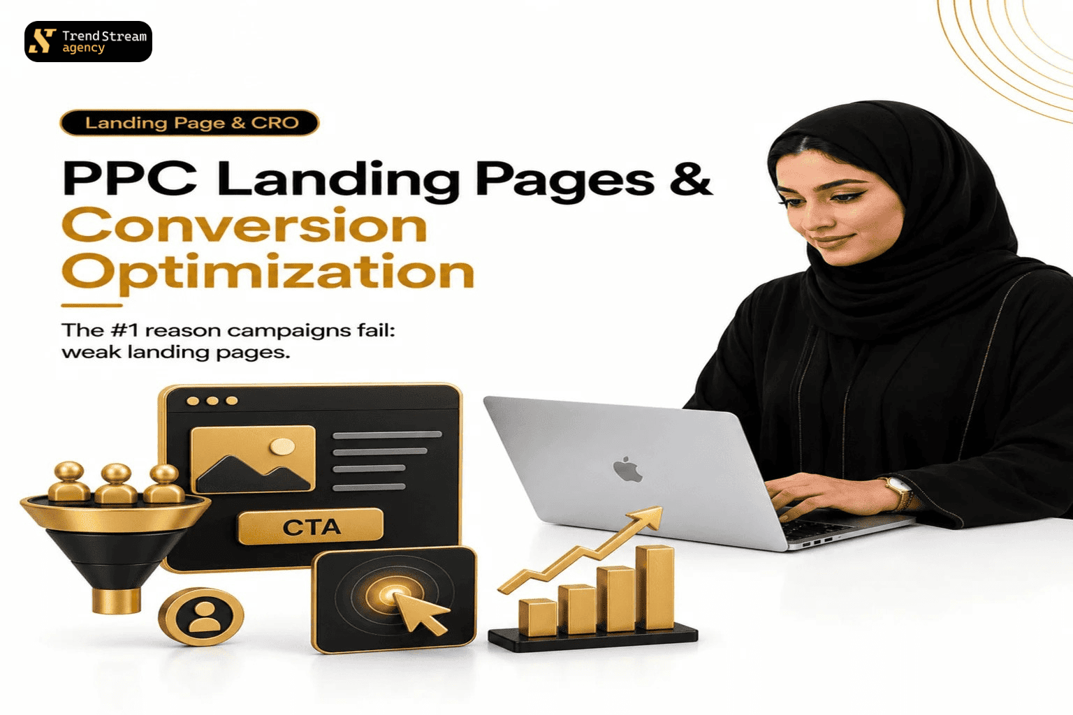 إنشاء صفحات هبوط مخصصة لـ PPC وتحسين التحويل
