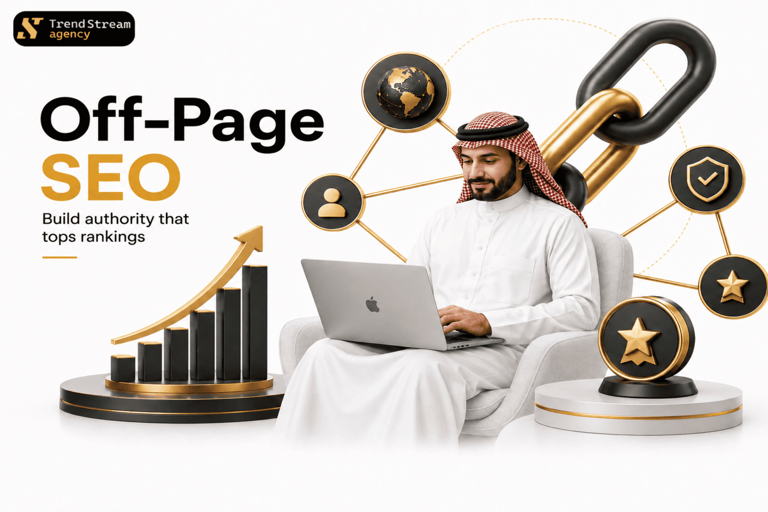 Backlink profile graph
