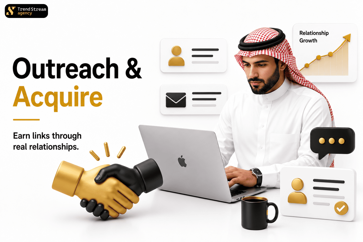 Outreach pipeline and email template for link placement acquisition