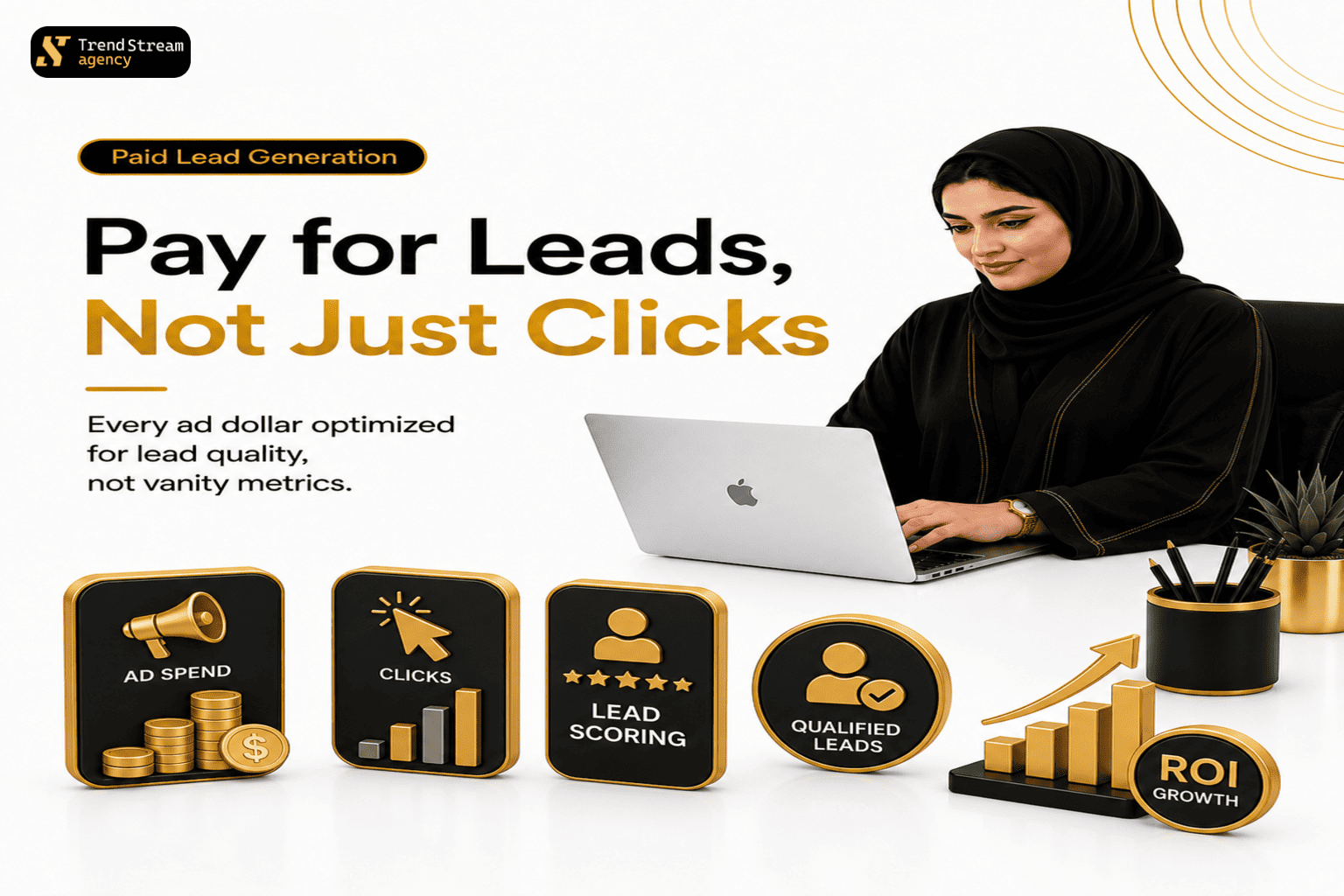 PPC and Google Ads lead generation with cost-per-lead optimization