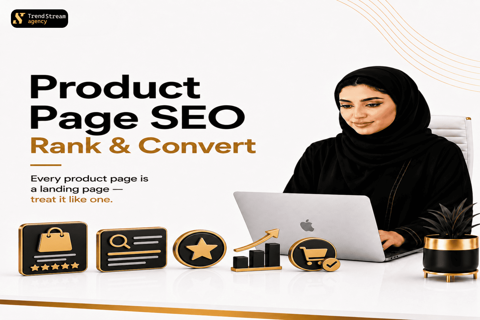 Product page optimization example