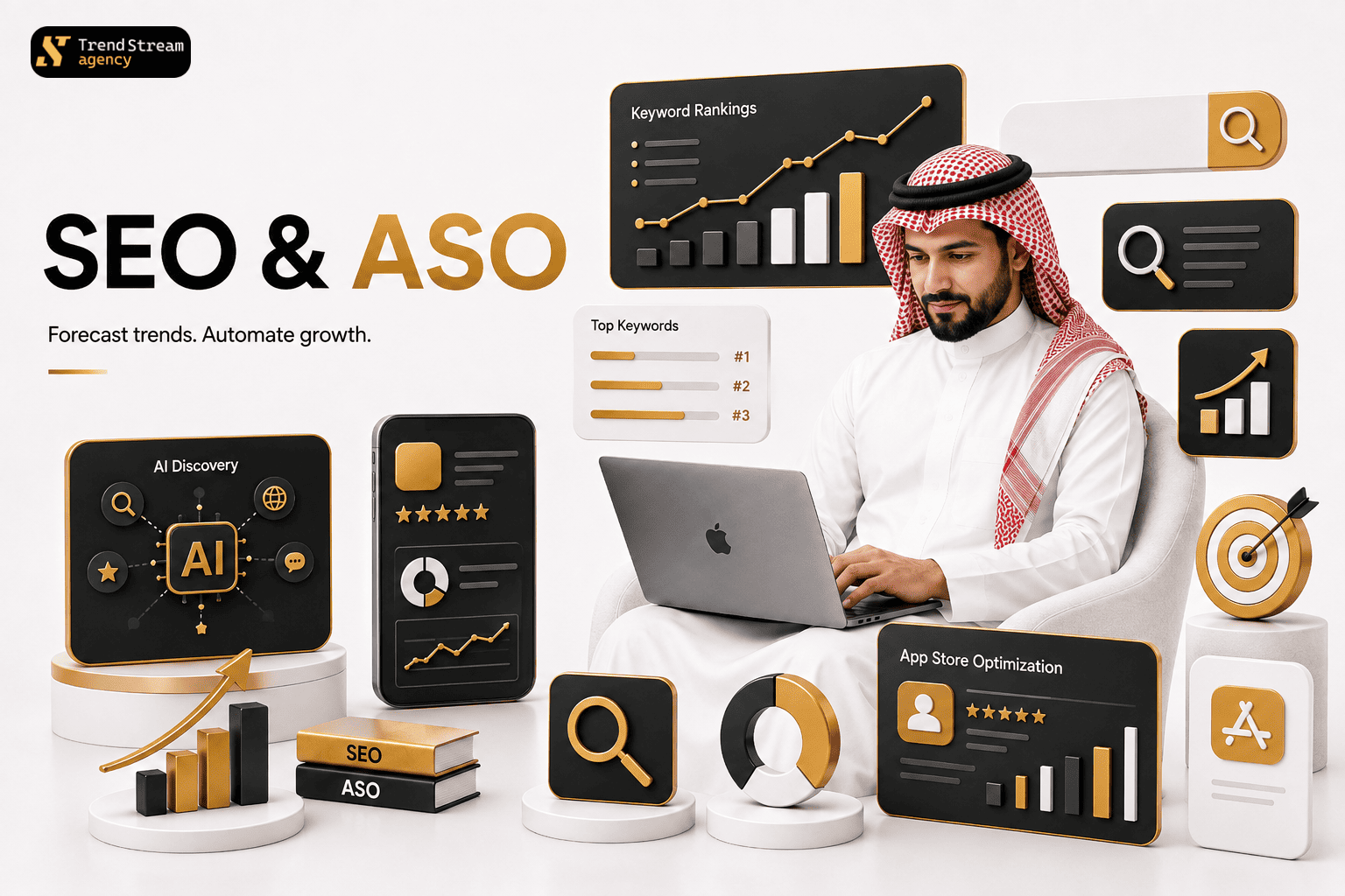 التحسين لمحركات البحث (SEO) وتحسين المتجر التطبيقي (ASO)