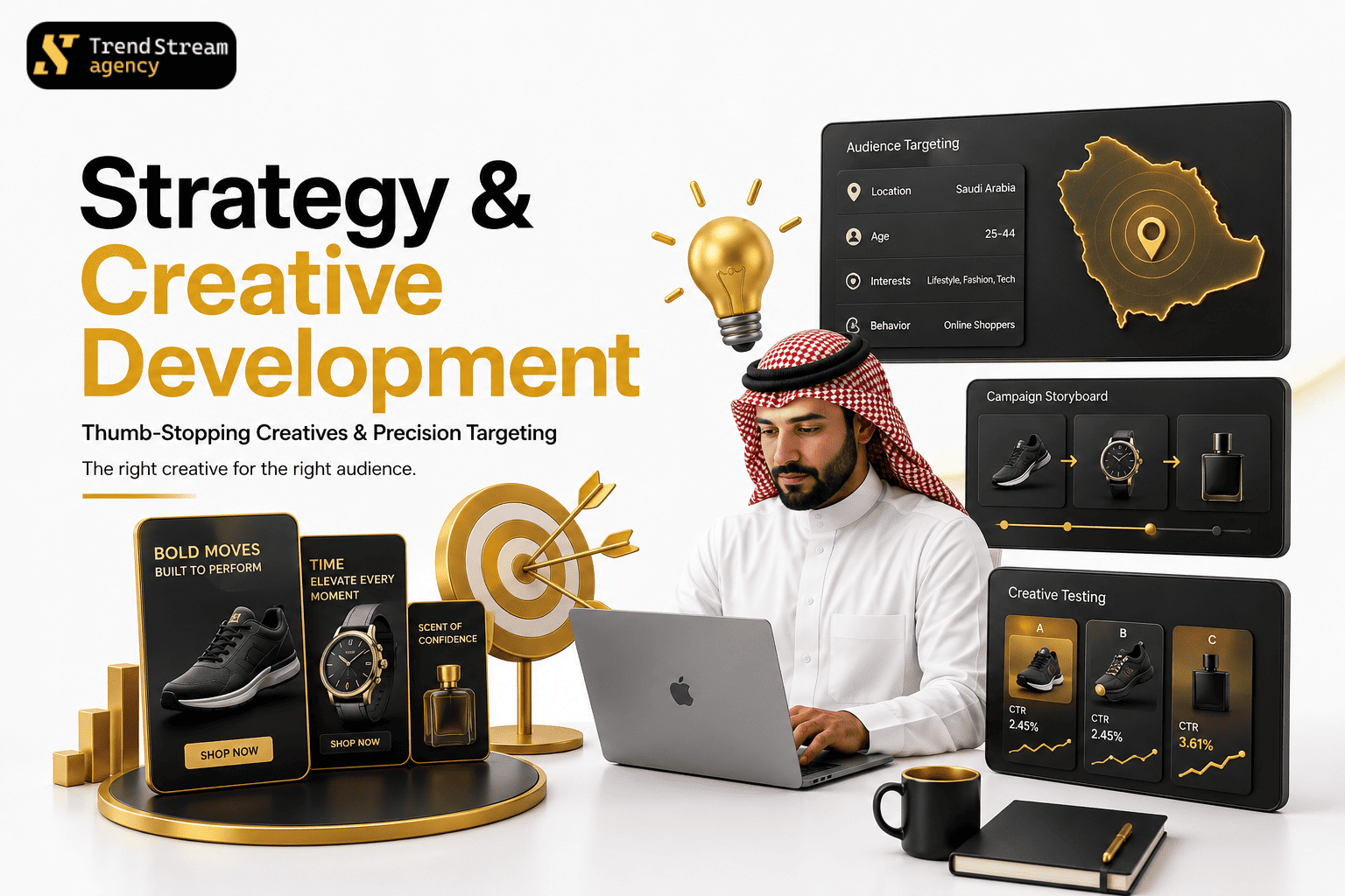 PPC Strategy and Creative Planning - Audience Segmentation and Media Mix