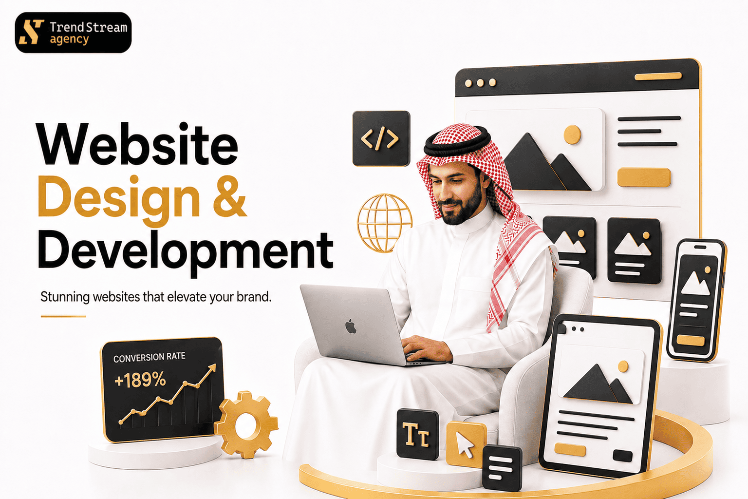 Website Design Mockup Responsive UI UX